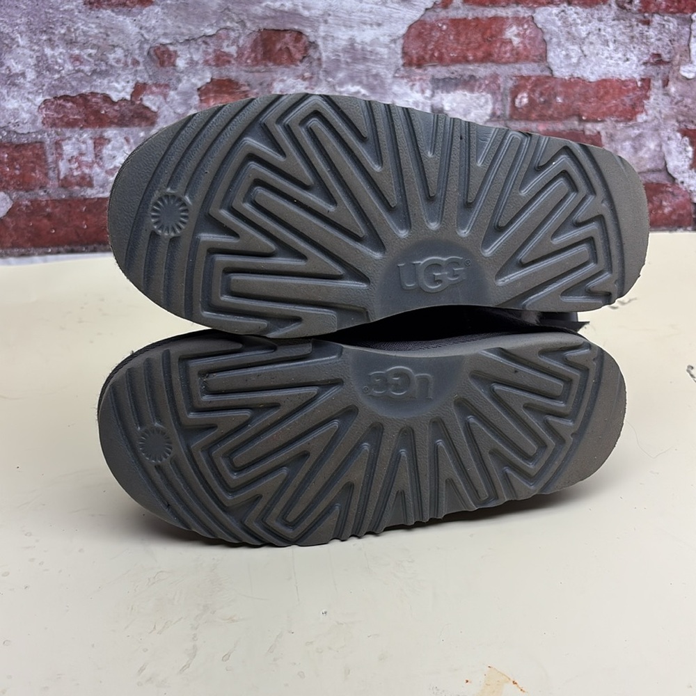 Gray Shearling Lined Boots Ugg Leather Boots Ugg … - image 5